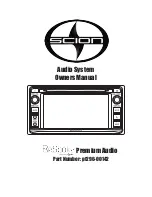 Preview for 1 page of Scion BeSpoke Premium Audio pt296-00142 Owner'S Manual