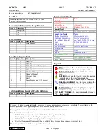 Preview for 1 page of Scion PT398-52122 Manual