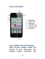 Preview for 3 page of SciPhone i68 Quick Start Manual