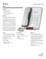 Preview for 1 page of Scitec 8003S Datasheet