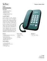 Preview for 1 page of Scitec AEGIS- 8128 Datasheet