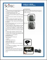 Preview for 2 page of Scitec Avaya AV100 User Manual