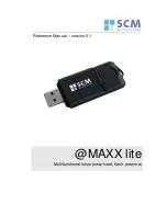 SCM Microsystems @MAXX lite Reference Manual preview