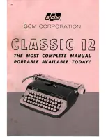 SCM Classic 12q User Manual preview