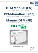 SCM CUBO2 AQUA Manual предпросмотр