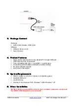 Preview for 2 page of SCM IrDA-ZIO User Manual