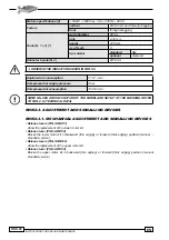 Preview for 462 page of SCM Olimpic K 1000 Instruction Manual