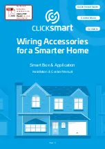 Preview for 1 page of Scolmore Click Smart Box Installation & Control Manual