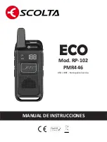 SCOLTA ECO PMR446 Instruction Manual preview