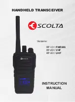 SCOLTA RP-101 Instruction Manual preview