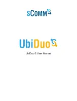 Предварительный просмотр 1 страницы sComm UbiDuo 2 User Manual