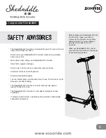 Preview for 3 page of SCOORIDE Skedaddle S30 Manual