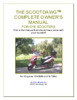 SCOOTDAWG GY6 Owner'S Manual preview