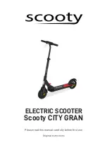 Scooty CITY GRAN Original Instruction preview