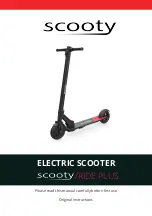 Scooty CITY ULTRA Original Instructions Manual preview