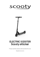 Scooty eKicker Original Instructions Manual preview