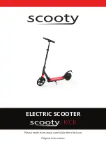 Preview for 1 page of Scooty Kick Original Instructions Manual