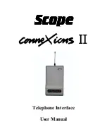 scope Connexicms II User Manual предпросмотр