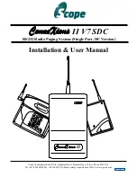 scope ConneXions II V7 SDC Installation & User Manual preview