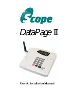 scope DataPage MK2 User & Installation Manual preview