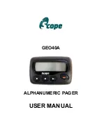 Preview for 1 page of scope GEO40A User Manual