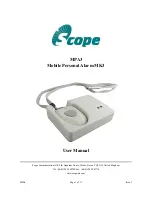 Preview for 1 page of scope MPA3 User Manual