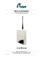 Предварительный просмотр 1 страницы scope PRX4 User Manual