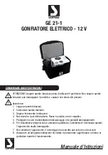 SCOPREGA GE 21-1 Instruction Manual preview