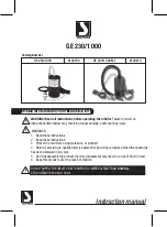 Предварительный просмотр 4 страницы SCOPREGA GE 230/1000 Instruction Manual