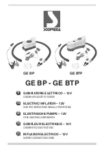 SCOPREGA GE BP Instruction Manual предпросмотр