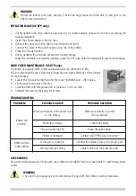 Предварительный просмотр 10 страницы SCOPREGA GE BP Instruction Manual