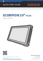 SCORPION 10" PLUS Quick Start Manual предпросмотр