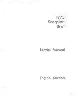 SCORPION 1975 Brut Service Manual preview