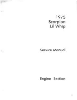 SCORPION 1975 LIL' WHIP Service Manual preview