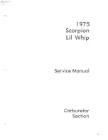 Preview for 39 page of SCORPION 1975 LIL' WHIP Service Manual