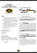 Preview for 2 page of SCORPION Commander ESC's Series User Manual