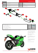 SCORPION RKA-88 Fitting Instructions предпросмотр