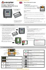 SCORPION SCORP 8000 Installation & Operation Manual preview