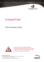 SCORPION ScorpionTrack ST50 Installation Manual предпросмотр