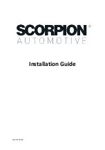 SCORPION SIGS39 Installation Manual preview