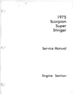 Preview for 1 page of SCORPION Super Stinger 1975 Service Manual