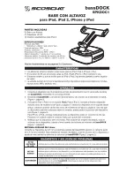 Preview for 5 page of Scosche bassDOCK SPKDOC1 User Manual