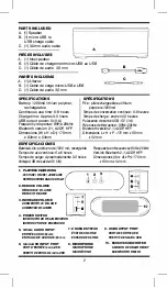 Preview for 2 page of Scosche boomSTREAM BTSPK2 Manual