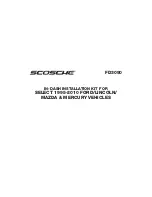 Preview for 1 page of Scosche FD3090 User Manual