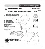 Scosche FLYTUNES BTT Instructions Manual preview