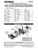 Предварительный просмотр 1 страницы Scosche GM1583 Manual