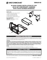 Предварительный просмотр 1 страницы Scosche GM5201B Installation Manual