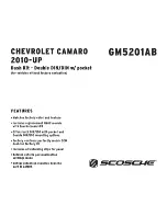 Предварительный просмотр 11 страницы Scosche GM5201B Installation Manual