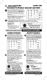 Scosche HDPB10RS Instructions preview