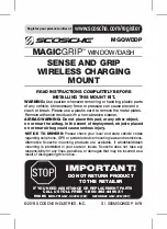 Предварительный просмотр 1 страницы Scosche MAGIC GRIP MGQWDDP Instructions Manual